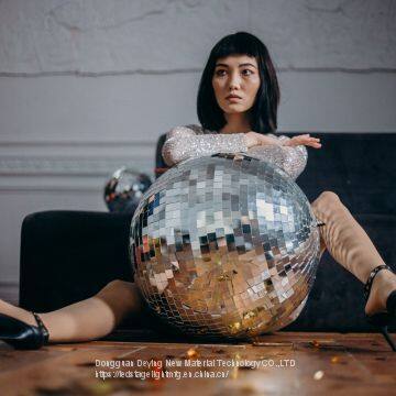 20inch Disco Miror Ball King 50cm Inflatable Gold Mirror Ball photo-2