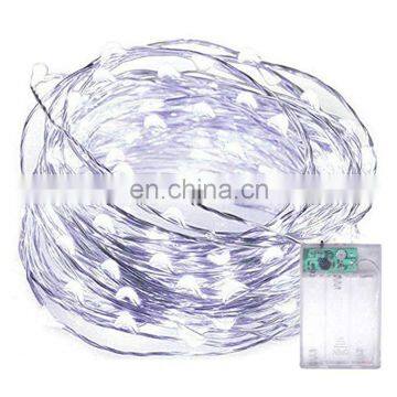 2M 20LED 5M 50led 10M 100LED Led String Light With 3*AA Battery Party for Wedding Decoration Christmas Fairy Decoration photo-4