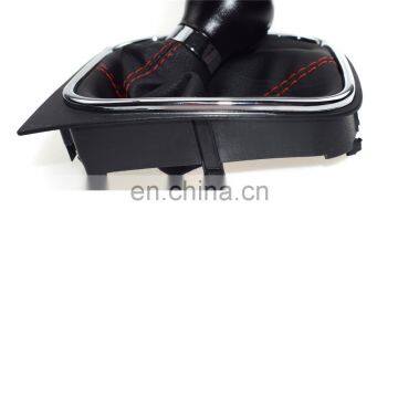 1KD711113A 5-Speed Manual Leather Gear Shift Knob For VW GOLF 05-12 Jetta 06-10 photo-6