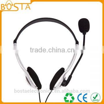 middile size lightweight professional computer headset wholesale custom