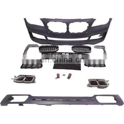 upgrade bodykit the front bumper sets the rear lip tail throat facelift to M 760 style for bmw 7 series F01 F02 2009-2015
