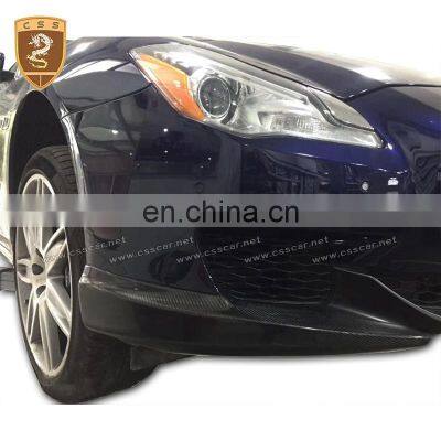 100% Real Carbon Fiber Trims Car Protector Front Bumper Lip Wrap Angle Suitable For Maserati Quattroporte Body Kit Accessories photo-2