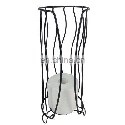 Unique Design Toilet Paper Storage Holder Kitchen Bathroom Tissue Roll Holder metal shelf