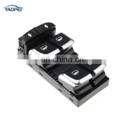 Master Glass Lifts Control Chrome Switch Button For Audi C7 A7 A6 S6 Q3 RS6 RS7 4GD959851B