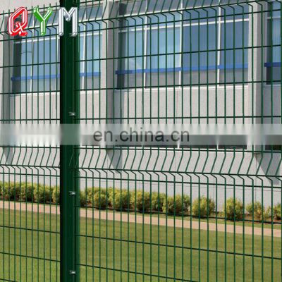 3d Welded Wire Mesh Fence Beautiful Green Fence With Triangle Bends