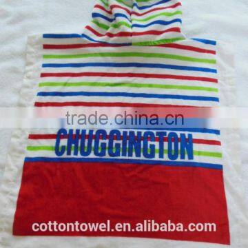 children poncho towel baby cartoon cotton bathrobes