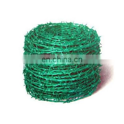 Wholesale 591 ft. 14-Gauge 4-Point High-Tensile Classic Galvanized and PVC coated Barbed Wire