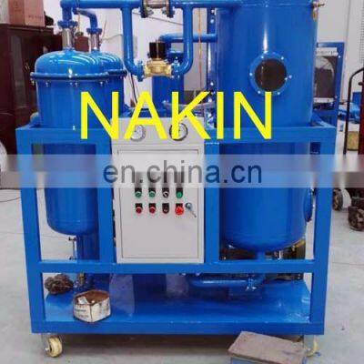 Small Machine Lubricant Oil Filtration Vacuum Turbine Oil Purifier Recycling Machine photo-3