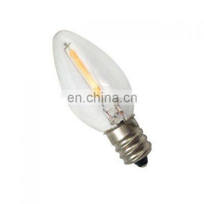 E12 E14 LED Filament Bulb C7 0.6W 1W Refrigerator LED Bulb