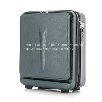 Front Open Cover 16 Inch Suitcase Portable Business Suitcase photo-3
