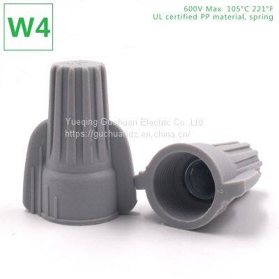 w4 Crimping Cap Double-wing Rotating Crimping Cap Spring Screw Terminal photo-5