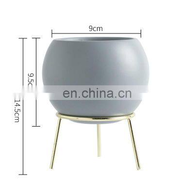 Instagram Nordic Ironwork Meaty Flowerpot Vase Set in Black and White photo-5