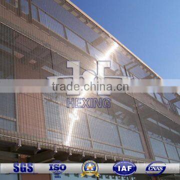 Decorative rod and rope wire netting
