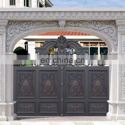 Villa house driveway gates exterior aluminum front gates