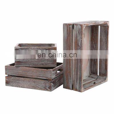 Wholesale wine champagne used wooden shipping crates