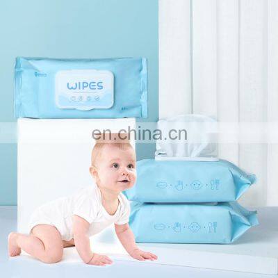 Free Samples Baby Wet Wipes Direct Factory with ISO Certificate Spunlace Non-Woven Fabric Cloth Mild Formula