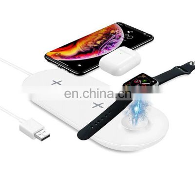 3 In 1 Watch Fast Charger,Smart Wireless Mobile Phone Charger