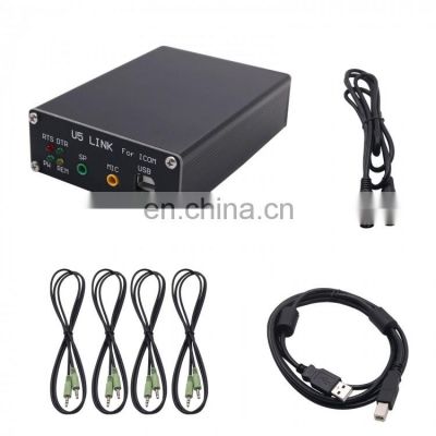 2020 Version U5 Link For ICOM Radio Connector with Power Amplifier Interface (DIN13-DIN8 Data Cable)