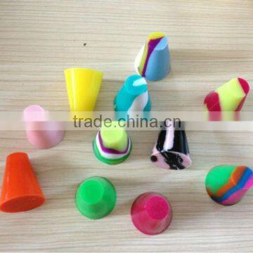 Colorful silicone wine stopper