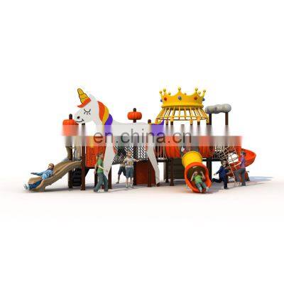Professional Production Kids Outdoor Playground Equipment Set Children Amusement Park Plastic Slide Playground for Wholesale photo-5