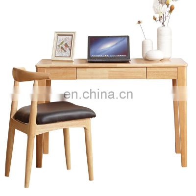 nordic learning furniture writing solid wooden mini study table simple small home modern laptop computer desk with storage