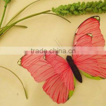 2015 various sizes beautiful butterfly decorations for wedding