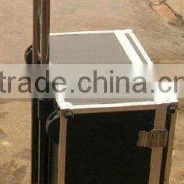 2013 aluminum traveling case with wheel and handle