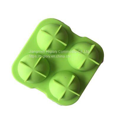 2022 Amazon Hot Selling Ball Shape Household Silicone Freezer Trays Silicone Ice Cube Mold Seals In Freshness With Lid photo-2