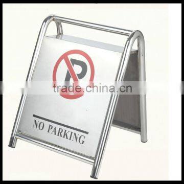 Hotel Metal Parking Sign_Stainless Steels Parking Floor Stand Sign_ Pedestal Signs Stand_Portable Hotel Metal Parking Reserve photo-3