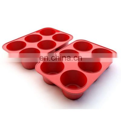 DIY Hemispherical Cake Baking Tool Silicone Chocolate Cake Mold Large 6 Hole Round Silicone Baking Mold