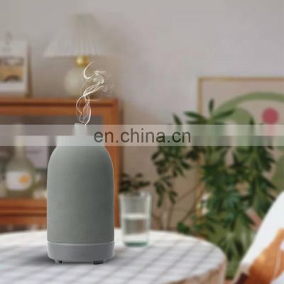 Stone Diffuser Custom Logo Ultrasonic Atomizer Aromatherapy Essential Oil Diffuser With Ceramic Large Ceramic Humidifier