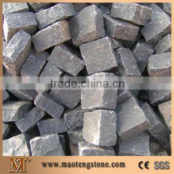 G64 Dark Grey Granite Natural Split Cubble Stone Cube