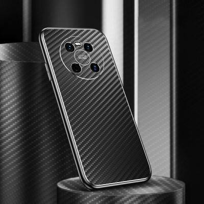 For Huawei P40 Pro Metal Phone Case Mate 30 Carbon Fiber Pattern Nova 9 Se Pro All Inclusive P30 Pro Fall Protector Case photo-5