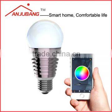 Wireless remote Control Smart Lighting LED Light Bulb 6w smart LED bulb