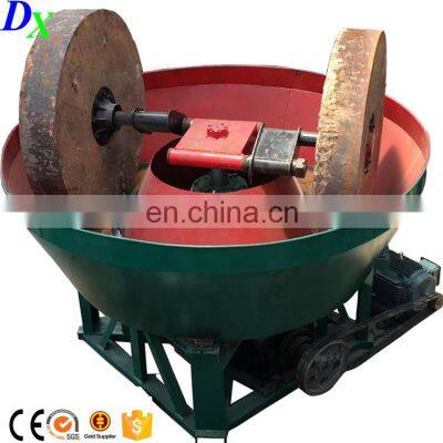 Hot selling in Africa Sudan Zimbabwe Egypt Mauritania 1200 wet pan mill for gold