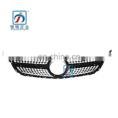 Front  Black  Grille with Glass emblem for W205 C  CLASS 205 888 1260