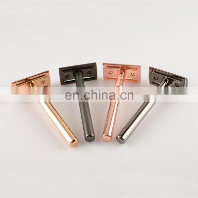 High Quality Gold Men Shaving Razor Professional Men Safety Razor Single Blade Shaving Razor photo-5