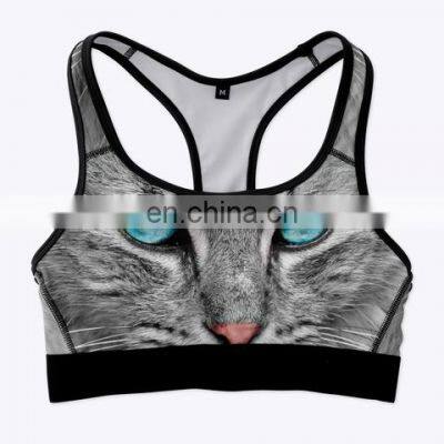 Custom Design Printed Gym Yoga Sports Inner Wear Fitness Bra Seamless Bodybuilding Sport Bra photo-5