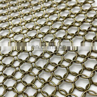 Decorative Chain Mail Mesh Ring Wire Mesh Ring Mesh Curtain