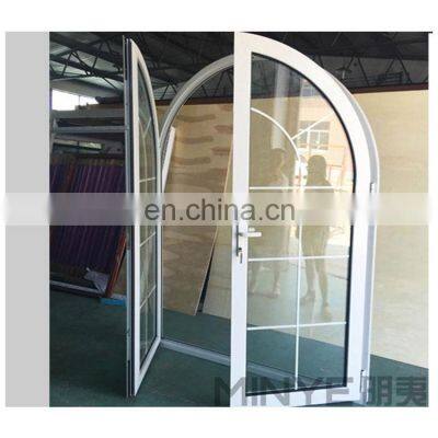 French Round Top Aluminum Exterior Casement Door