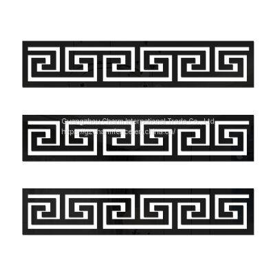 Window Acrylic 3d Three-dimensional Wall Sticker Master Bedroom Waist Line Wall Line Chinese Toilet Corner Kitchen Self-adhesive Hotel photo-2