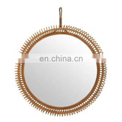 Hot Product Rattan Mirror Home Decorative Cheap WHolesale New Design Wall Art for Living Room Vietnam Manufacturer