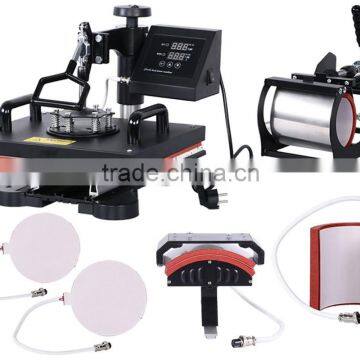 China Manufacturer of 6 in 1 combo heat press machine