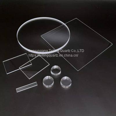 Professional Manufacturer UVC Transparent Thin Thick Round Rectangle Polished Quartz Glass Sheet Quartz Disc Quartz Plate photo-4