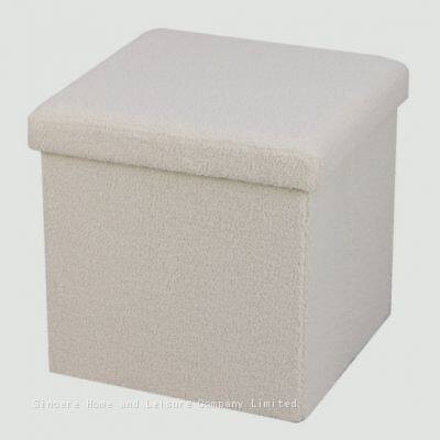 Foldable storage ottoman-Teddy