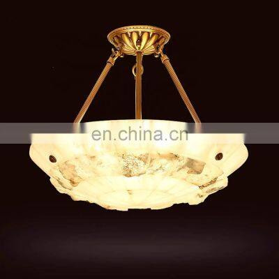 Modern Led Chandeliers Luxury Gold Chandelier Pendant Lights Dining Living Room Alabaster Chandelier