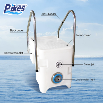 High-Efficiency Wall-mounted Pool Filtration System with Ladder Pool Pipeless  Filtration Equipment for Swimming Pools