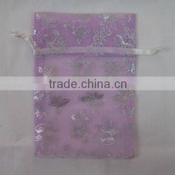 Beautiful Printed Wedding/cjristmas/party Organza Gift Bags China Manufacturer for Packing Candy Gift photo-6