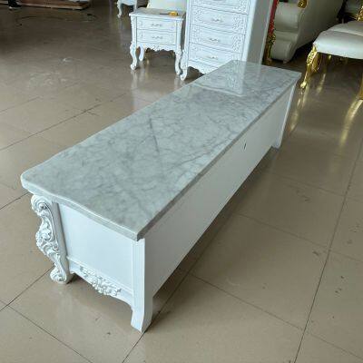 European Style Coffee Table TV Cabinet photo-3