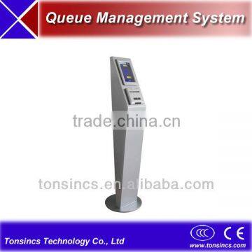 New Touch 7" Queue Management System Thermal Ticket Dispenser Kiosk